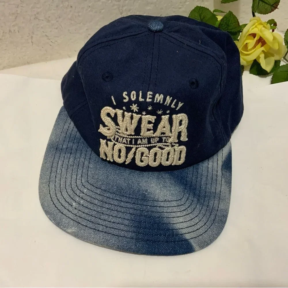 Harry Potter Snap Back Hat I Solemnly Swear That I Am Up To No Good One Size